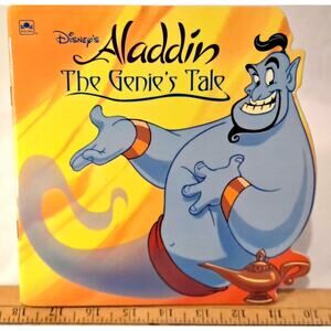 Disney's Aladdin: The Genie's Tale (a Golden Super Shape Book) (1993 Softcover)